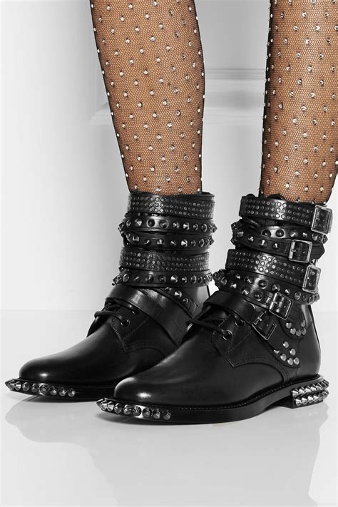 ysl studded ranger boots dupe